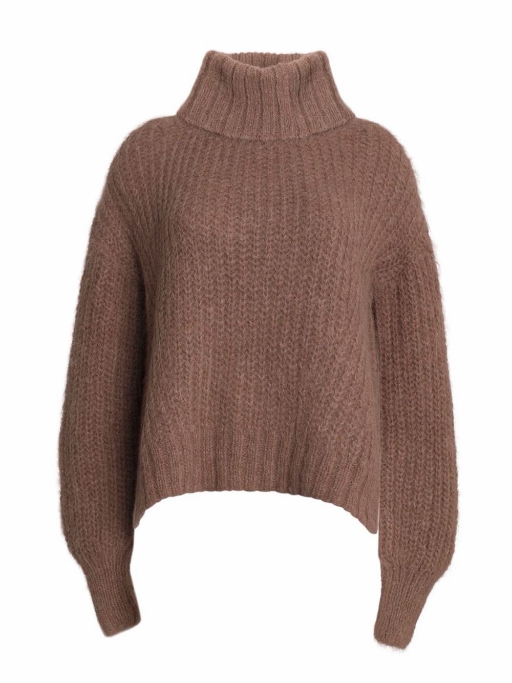 Eleven Six Ali Sweater Size Medium Large Brown Alpaca Merino Wool Luxury